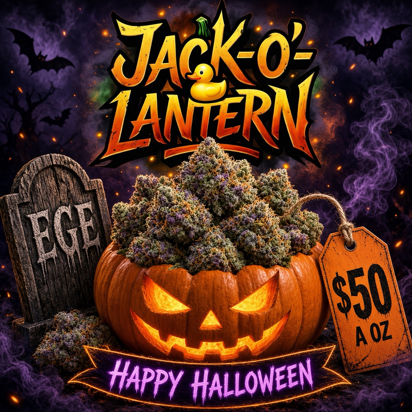 Jack-O-Lantern 🎃 ($50 oz special) – 1 oz